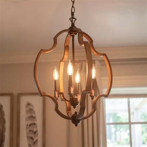 We love our reclaimed wood for many kinds of designs from headboards to mantels to wall hangings, but this is a new one for us. Hanging Light Fixture Rustic Pendant Farmhouse Foyer ...