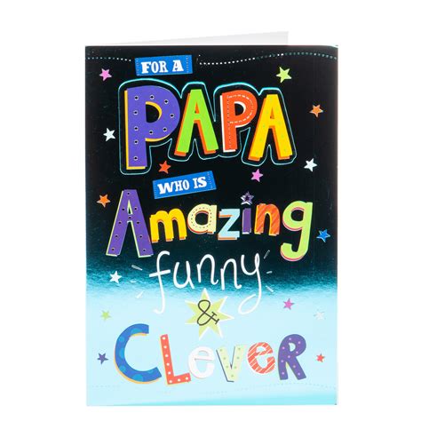 Buy Birthday Card For A Papa Who Is Amazing For Gbp 129 Card