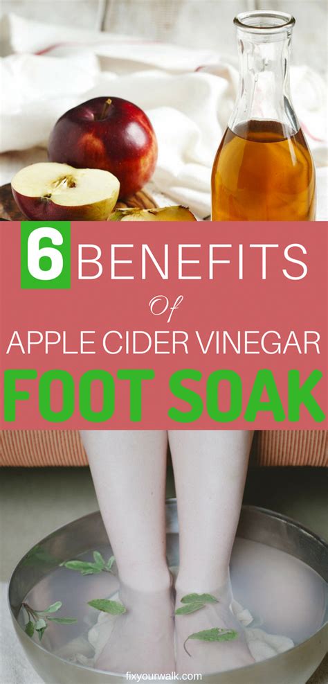When It Comes To Foot Health That Apple Cider Vinegar Enjoys Favorable