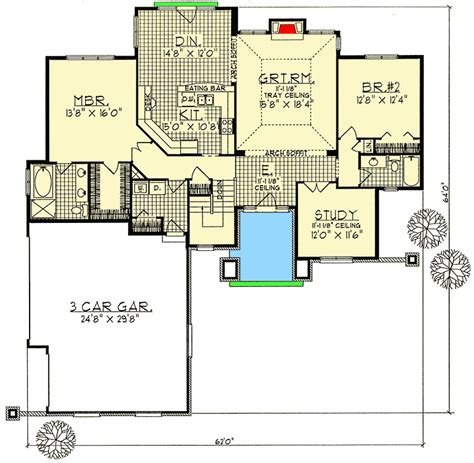 Split Bedroom Ranch 8901ah Architectural Designs House Plans