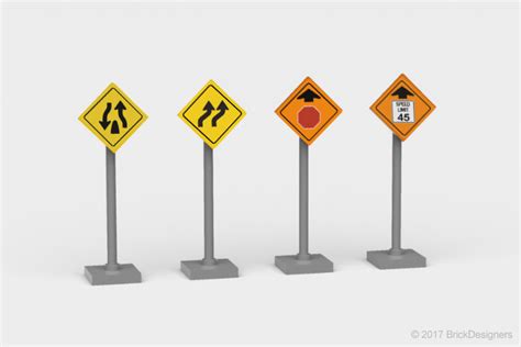 Lego Street And Traffic Signs
