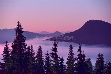 Sunrise On The Mountain Stock Image Image Of Climb 75189357