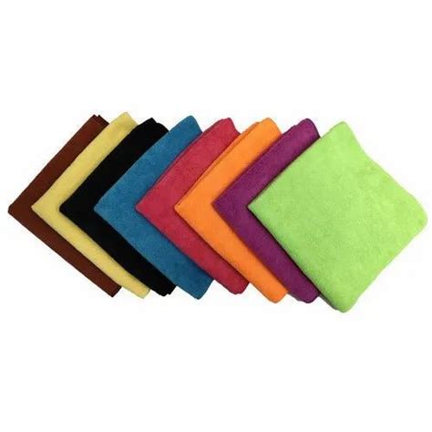 blue microfiber cleaning cloth multi purpose 340 gsm size 40 x 40 cm at rs 38 in new delhi