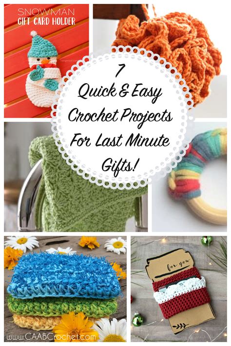 If you haven't heard of them, they are a small digital image or icon used to express an idea or emotion. 7 Quick And Easy Crochet Projects For Last Minute Gifts ...