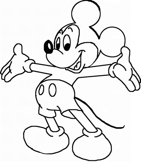 Mickey Mouse Cartoon Drawing At Explore Collection