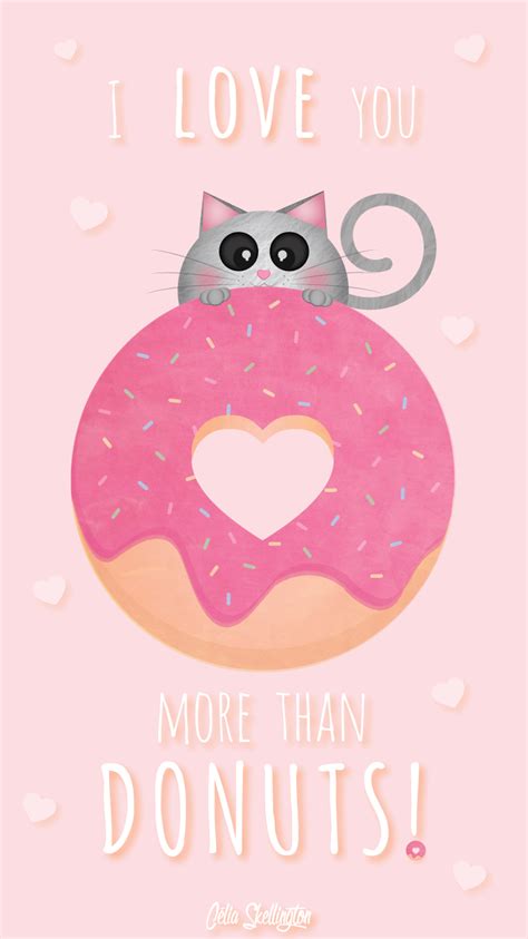 Kawaii Donut Cats Wallpapers Top Free Kawaii Donut Cats Backgrounds