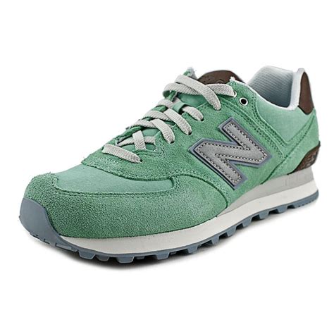 New Balance Wl574 Women Round Toe Synthetic Green Sneakers