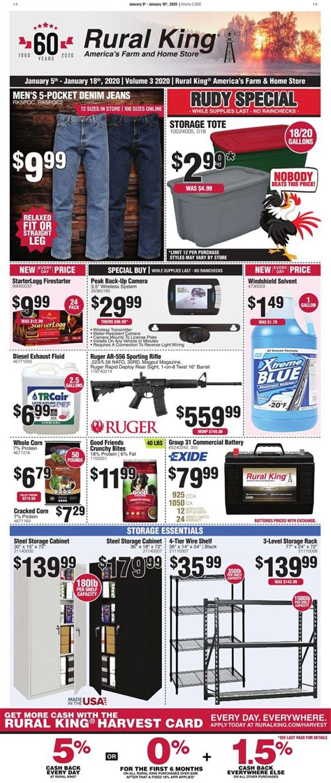 Rural King Ad Circular - 01/05 - 01/18/2020 | Rabato