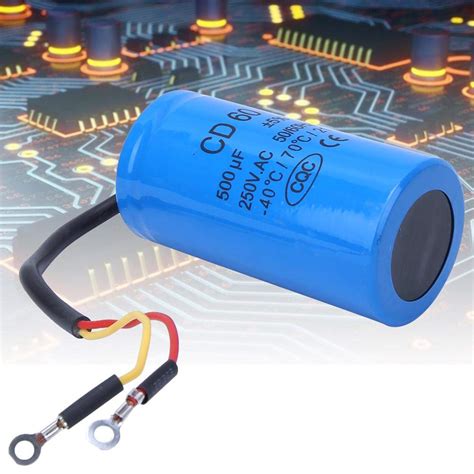 Buy Cd60 Capacitor 500uf Cd60 250vac 500uf Run Start Capacitor Motor