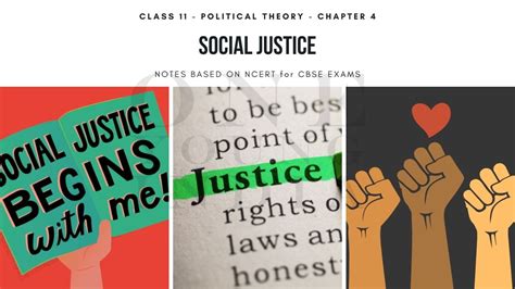 Social Justice Notes CBSE Class 11 Political Science NCERT