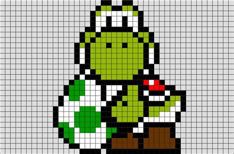 Mario Yoshi Pixel Art Modele Pixel Art Pixel Art Mario Pixel Art