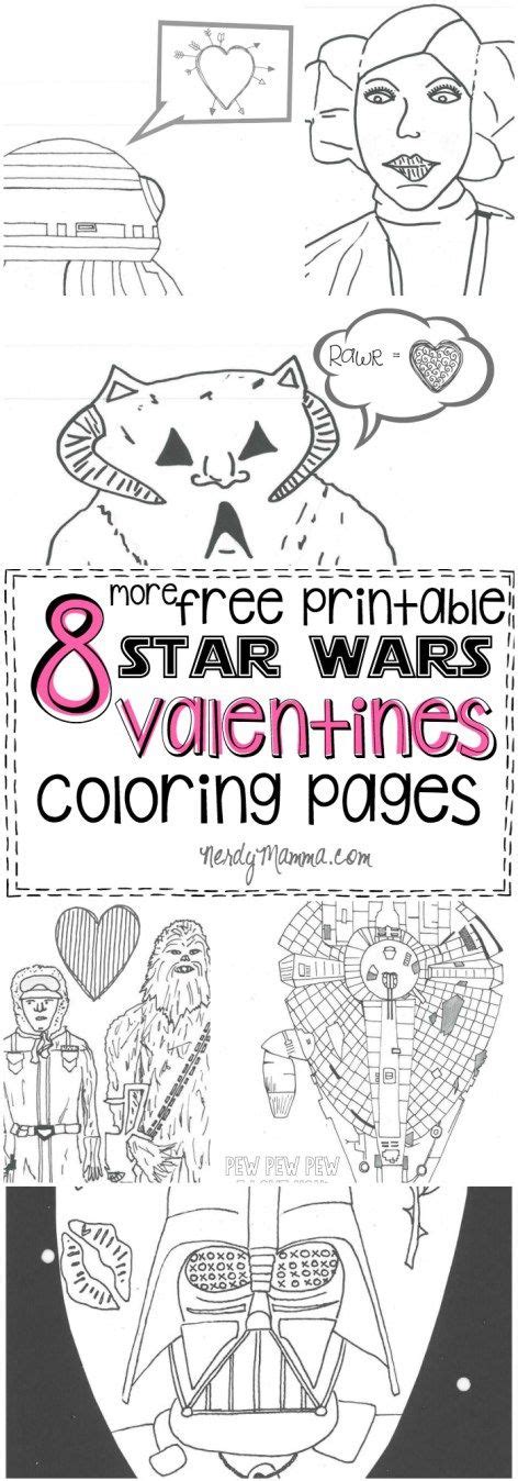 Star wars film series is very popular among children too. 8 More Star Wars Inspired Valentines Coloring Pages ...
