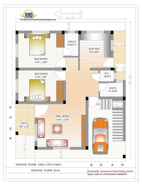Indian Home Design Single Floor Plan Charming Style Floor Plan Of