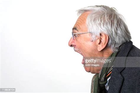 Old Man Yelling Stock Fotos Und Bilder Getty Images