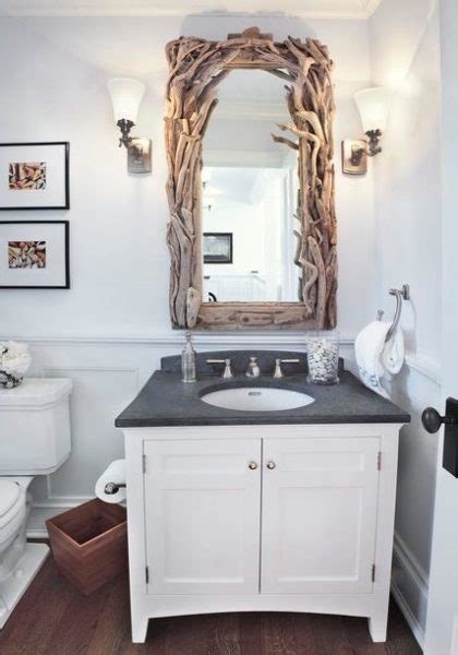 unique bathroom mirror frame ideas rispa