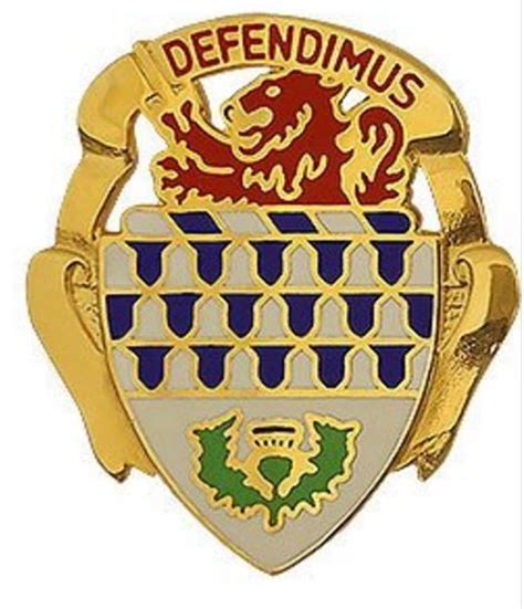 59th Ada Air Defense Artillery Regiment Unit Crest Defendimus
