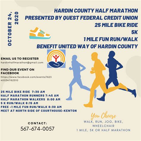 Quest Fqu Says Join Our Half Marathon Or Our 25 Mile Bike Ride Or 5k