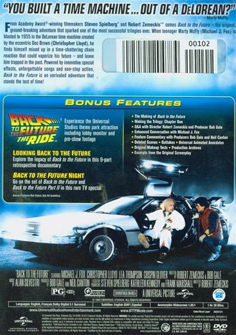 Back To The Future Dvd 1985 Dvd Empire