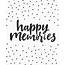 Premium Vector  Happy Memories Lettering