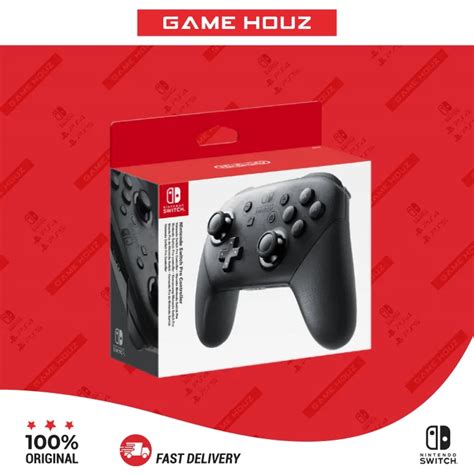 Nintendo Switch Official Pro Controller 3m Warranty Lazada