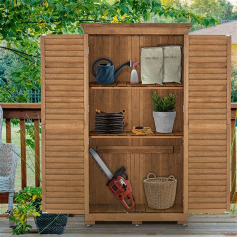 Mcombo Outdoor Storage Cabinet Garden Storage Shed