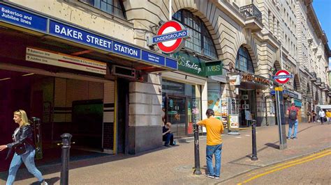 London Summer Walk Baker Street Marylebone High Street And Great