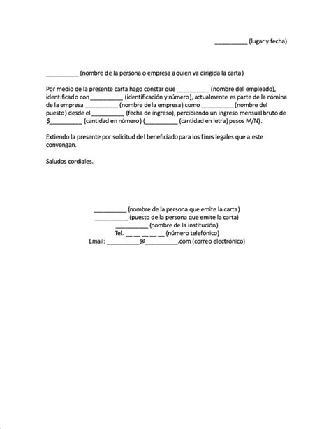 Constancia De Trabajo Carta Laboral Formatos Y Ejemplos Word Para
