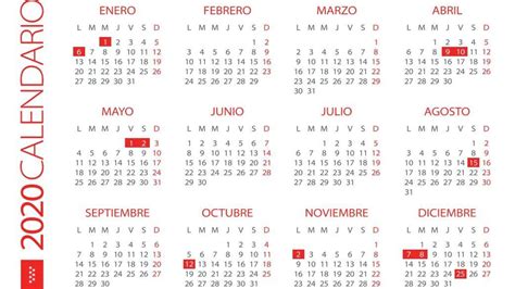 Calendario Laboral De Estos Son Los D As Festivos Y Los Puentes The