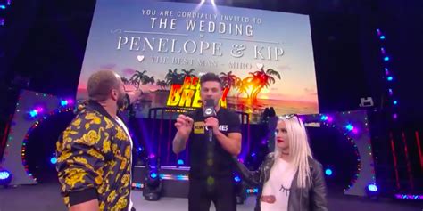 Aew Announces Kip Sabian And Penelope Ford Wedding For Beach Break Special