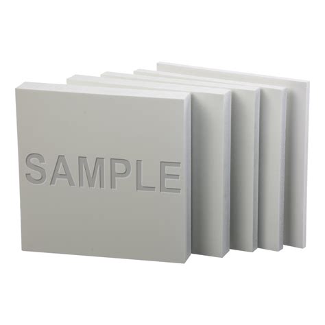 Sample White Expanded Pvc Sheet Acme Plastics Inc