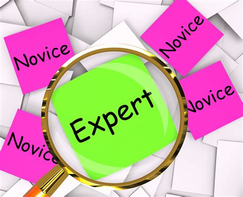 Free Photo Expert Novice Post It Papers Mean Experienced Or Inexperienced Amateur Novices