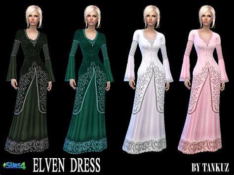 Tankuz Sims 3 Blog The Sims 4 Elven Dress By Tankuz