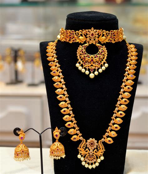 Bridal Necklace Set From Shubam Pearls And Jewellery Neck Jewellery
