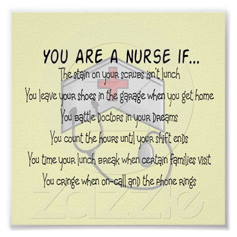 Funny Nurse Poster You Are A Nurse If Nurse Quotes Inspirational Nurse Quotes