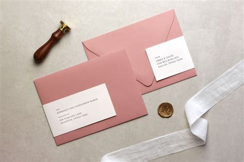 Printable Wrap Around Wedding Invitation Address Labels Guest Etsy