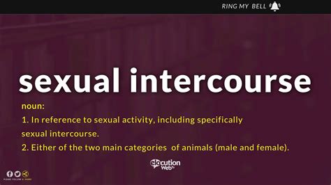 How To Pronounce Sexual Intercourse Definition And Pronunciation Human