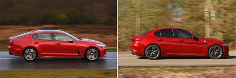 New Kia Stinger Vs Used Alfa Romeo Giulia Quadrifoglio Which Is Best