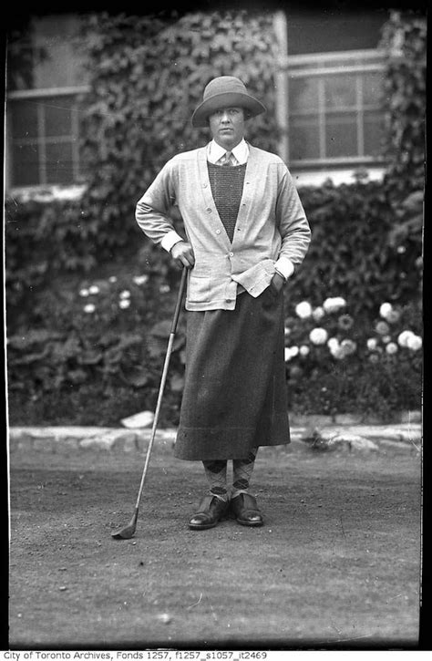 Old Golf Photographs From The City Of Toronto Archives Golf Outfit