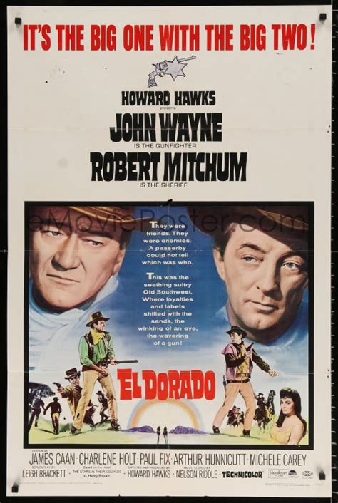 EMoviePoster 8f340 EL DORADO 1sh 1967 John Wayne Robert Mitchum