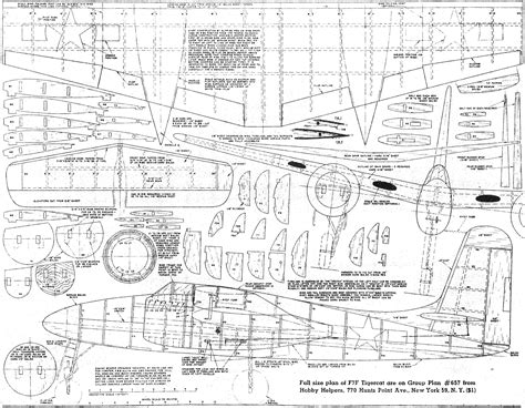 Grumman F7f Article And Plans From June 1957 American Modeler Airplanes
