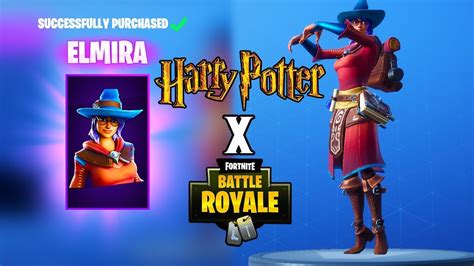Fortnite X Harry Potter Cute Wizard Skin Elmira Out Now 😍 ️ Youtube
