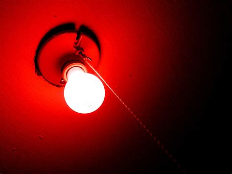 instead of a black light i liked putting a red light bulb in my ceiling light no improper