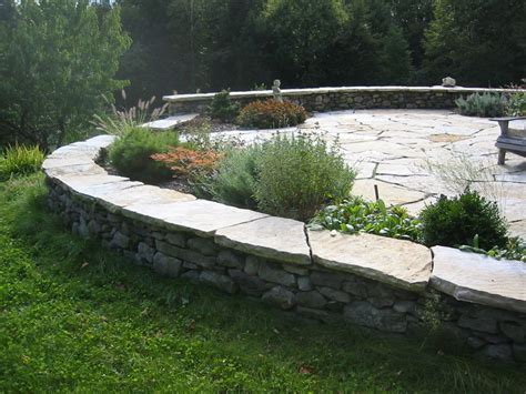 Stone Patio Pictures Natural And Square Cut Flagstone Patios