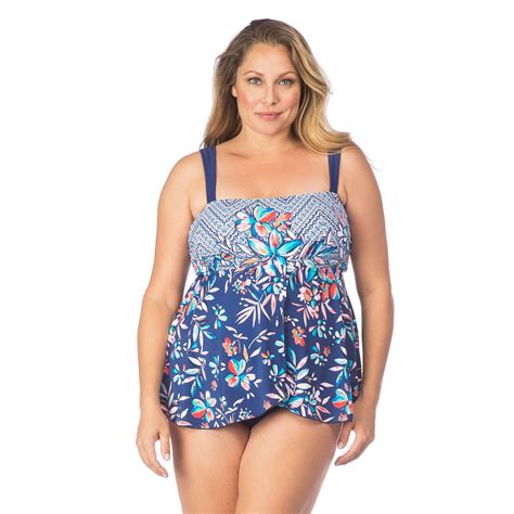 plus size flyaway tankini bathing suit by maxine swimsuits full figure swimsuits are a