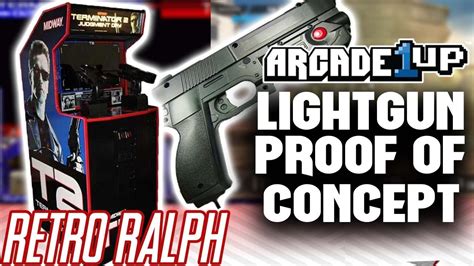 Arcade1up Light Gun Mod Mame Light Gun Games Youtube