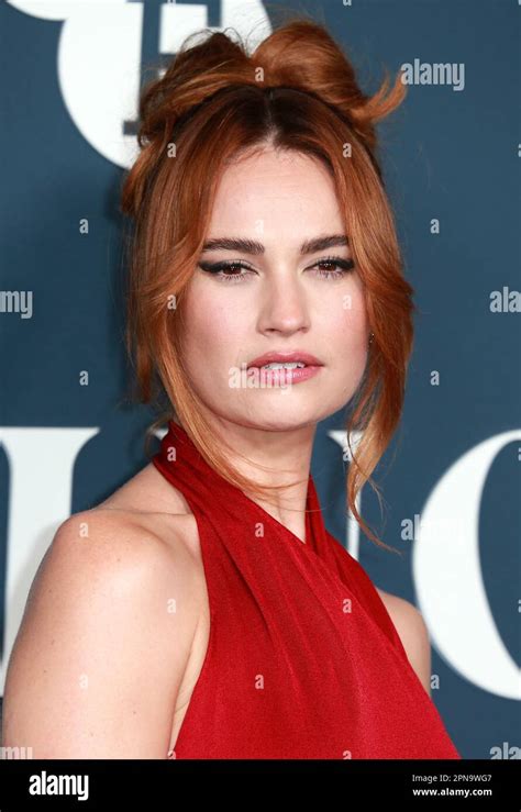 Lily James Attends The Bfi London Film Festival Luminous Gala At The
