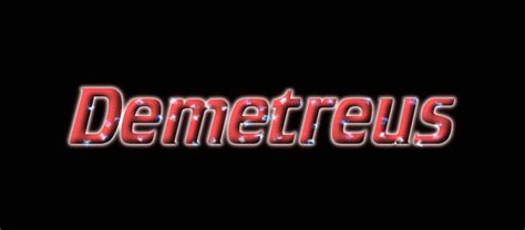 Demetreus Logo Herramienta De Diseño De Nombres Gratis De Flaming Text