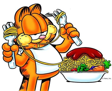 Spaghetti Garfield And Odie Garfield Images Garfield Pictures