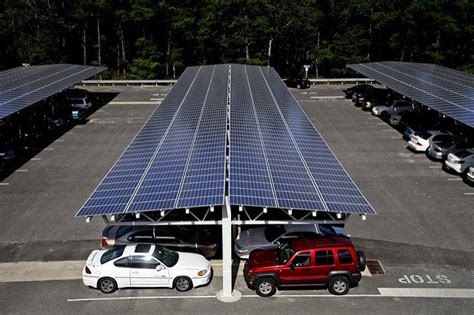 Solar Parking Lots Can Charge Electric Vehicles