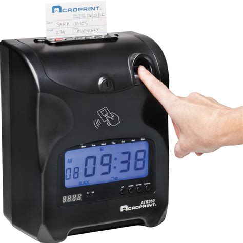Acroprint Introduces Innovative Biometric Punch Clock